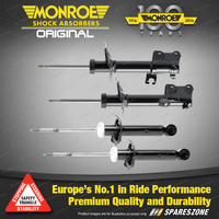 Monroe F + R Original Shock Absorbers for Nissan Pulsar N16 Q ST Hatchback Sedan