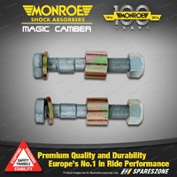 2 Pcs Front Monroe Magic Cambers for Fiat Croma 1600 Diesel 1985 - 1992