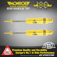 2 Front Monroe Gas Magnum TDT Shock Absorbers for HOLDEN COLORADO RC FRONTERA MB