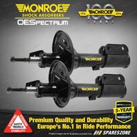 2 x Front Monroe OE Spectrum Shock Absorbers for Ford Territory SX SY SZ 05-16