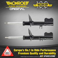 Front LH + RH Monroe Original Shock Absorbers for KIA MENTOR 1.5ltr 1.8ltr 98-98
