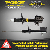 Rear L+R Monroe Original Shock Absorbers for MAZDA 323 FRONT WHEEL DRIVE 00-04