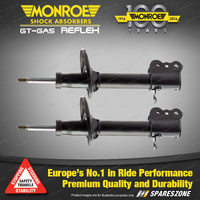 Pair Rear Monroe Reflex Shock Absorbers for MAZDA 626 FRONT WHEEL DRIVE GE 160mm