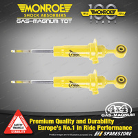 Front Monroe Gas Magnum TDT Shock Absorbers for NISSAN NAVARA D40 4WD 05-12 R35