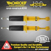 Pair Front Monroe Magnum TDT Shock Absorbers for NISSAN NAVARA D40 D22 4WD 05-12