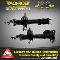 Front LH + RH Monroe Reflex Shock Absorbers for NISSAN PULSAR N13 87-89