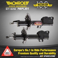 Front LH + RH Monroe Reflex Shock Absorbers for NISSAN PULSAR N14 91-95 Exc SSS