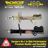 Front LH + RH Monroe Reflex Shock Absorbers for TOYOTA COROLLA AE80 AE82 85-89