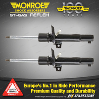 Pair Front Monroe Reflex Shock Absorbers for VOLKSWAGEN GOLF TSi TDi 10-13 Hatch
