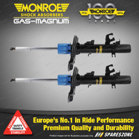 2 x Front Monroe Gas Magnum Shock Absorbers for Nissan X-Trail T32 SUV 2013-On