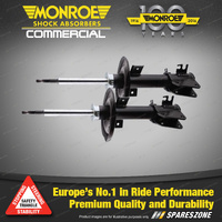 2 x Front Monroe Commercial Shock Absorbers for Nissan NV400 X62 X62B 2011-On