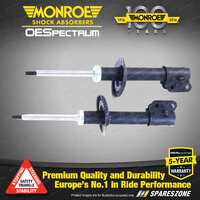 2 Pcs Front Monroe OE Spectrum Shock Absorbers for Holden Barina Spark MJ 10-15