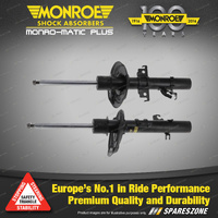 Front Monroe Monro-Matic Plus Shock Absorbers for Nissan Qashqai J11 J11E 14-17