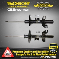 Front LH + RH Monroe OESpectrum Shock Absorbers for Jeep Cherokee KL 2013-2022