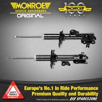 Front LH + RH Monroe Original Shock Absorbers for Kia Picanto II TA 2016-2017