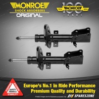 2 x Front Monroe Original Shock Absorbers for Renault Kangoo Express FW0/1 08-22