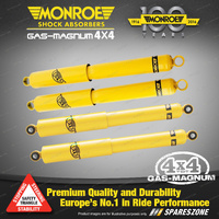 Monroe F+R Gas Magnum TDT Shocks for Toyota Landcruiser BJ FJ 40 42 45 HJ 45 47