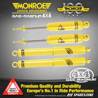 Monroe Front + Rear Gas Magnum TDT Shock Absorbers for Holden Rodeo RA V6