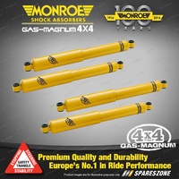Monroe F +R Gas Magnum TDT Shock Absorbers for Ford Ranger PJ PK Cab Chassis Ute