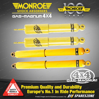 Monroe F + R Gas Magnum TDT Shocks for Mazda B Series Bt-50 Turbo Diesel Ute