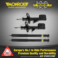 Monroe F + R Reflex Shock Absorbers for Toyota Lexcen VR VS IRS Sedan 93-96