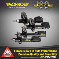 Monroe F + R Shock Absorbers for Holden Apollo JM JP Fixed Sedan S/Wagon