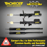 Monroe F +R Reflex Shock Absorbers for Toyota Lexcen Super Low VR VS Sedan 93-96