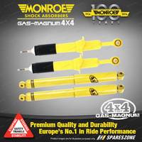 Monroe Front + Rear Gas Magnum TDT Shock Absorbers for Ford Ranger PX 4WD 11-14