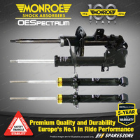 Monroe F + R OE Spectrum Shock Absorbers for Nissan Maxima A33 V6 Sedan 99-00