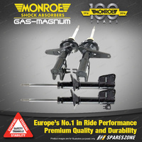 Monroe F + R Gas Magnum Shock Absorbers for Rover Landrover Freelander ES SE 4WD