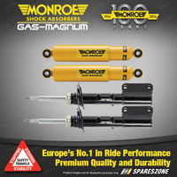 Monroe F + R Gas Magnum Shock Absorbers for BMW X Series E53 X5 4WD 01-07