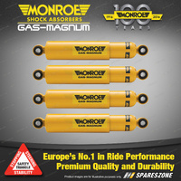 Monroe F + R Gas Magnum Shock Absorbers for Kia Sportage Gen I 4WD Wagon 94-99