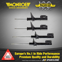 Monroe F + R Reflex Shock Absorbers for Ford Laser KF KH Sedan Hatch Coupe