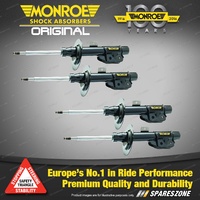 Monroe F + R Original Shock Absorbers for Holden Barina MF MG MH Hatchback