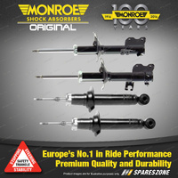 Monroe F + R Original Shock Absorbers for Nissan Pulsar N15 RF SSS Hatch Sedan