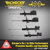 Monroe F + R Original Shock Absorbers for Mazda 323 FWD Astina Protege 00- 11/00