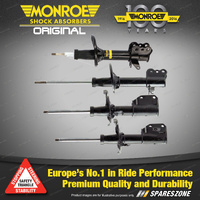 Monroe F + R Original Shock Absorbers for Mazda 323 FWD Astina Protege 10/00-04