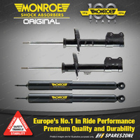 Monroe F + R Original Shock Absorbers for Fiat Punto 3 5 door Hatchback