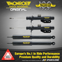 Monroe F + R Original Shock Absorbers for BMW 7 Series E32 730i 735i 90-94