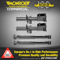 Monroe F + R Commercial Shock Absorbers for Renault Trafic X83 X83 Phase III Van