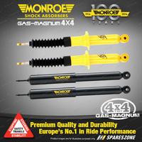 Front Rear HD Monroe Magnum TDT Shock Absorbers for Isuzu D-Max TF 3.0DT Raised