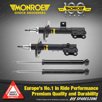 Front + Rear Monroe Shocks for Kia Sportage III SL 2.4 PFi 2.0 TDi 10-12