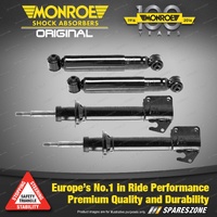 Front + Rear Monroe Original Shock Absorbers for Volvo 440 6/88 - 9/96