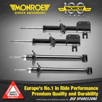 Front + Rear Monroe Shock Absorbers for Ford Festiva WB WD Hatchback 94-12/97