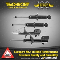Front + Rear Monroe Shock Absorbers for Subaru Liberty Gen III Wagon 11/98-10/03