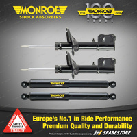 Front + Rear Monroe Shock Absorbers for Hyundai Sonata CF Sedan 7/93 - 3/94