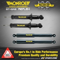 Front Rear Monroe GT Gas with Reflex Shock Absorbers for Nissan Pathfinder 01-05
