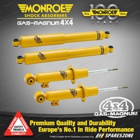 Front Rear Monroe Gas Magnum TDT Shock Absorbers for Holden Colorado 7 RG 12-16