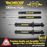 Front Rear Monroe OESpectrum Shock Absorbers for Suzuki Swift AZ 1.0 1.2 17-On
