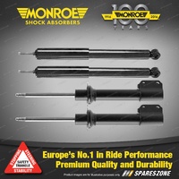 Front Rear Monroe Shock Absorbers for Renault R19 Sedan Hatch Convertible 88-96